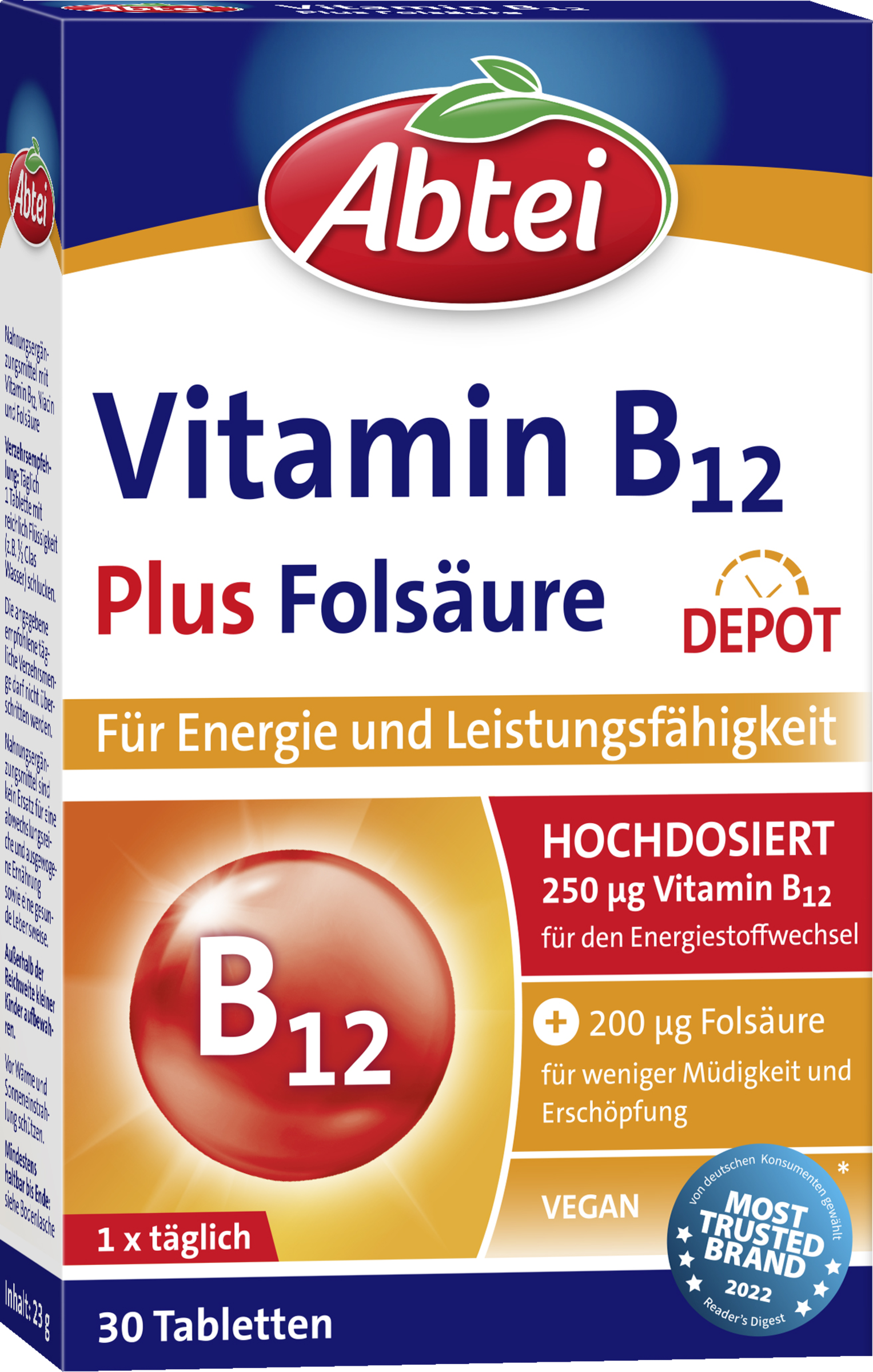 Vitamin B12 plus folic acid