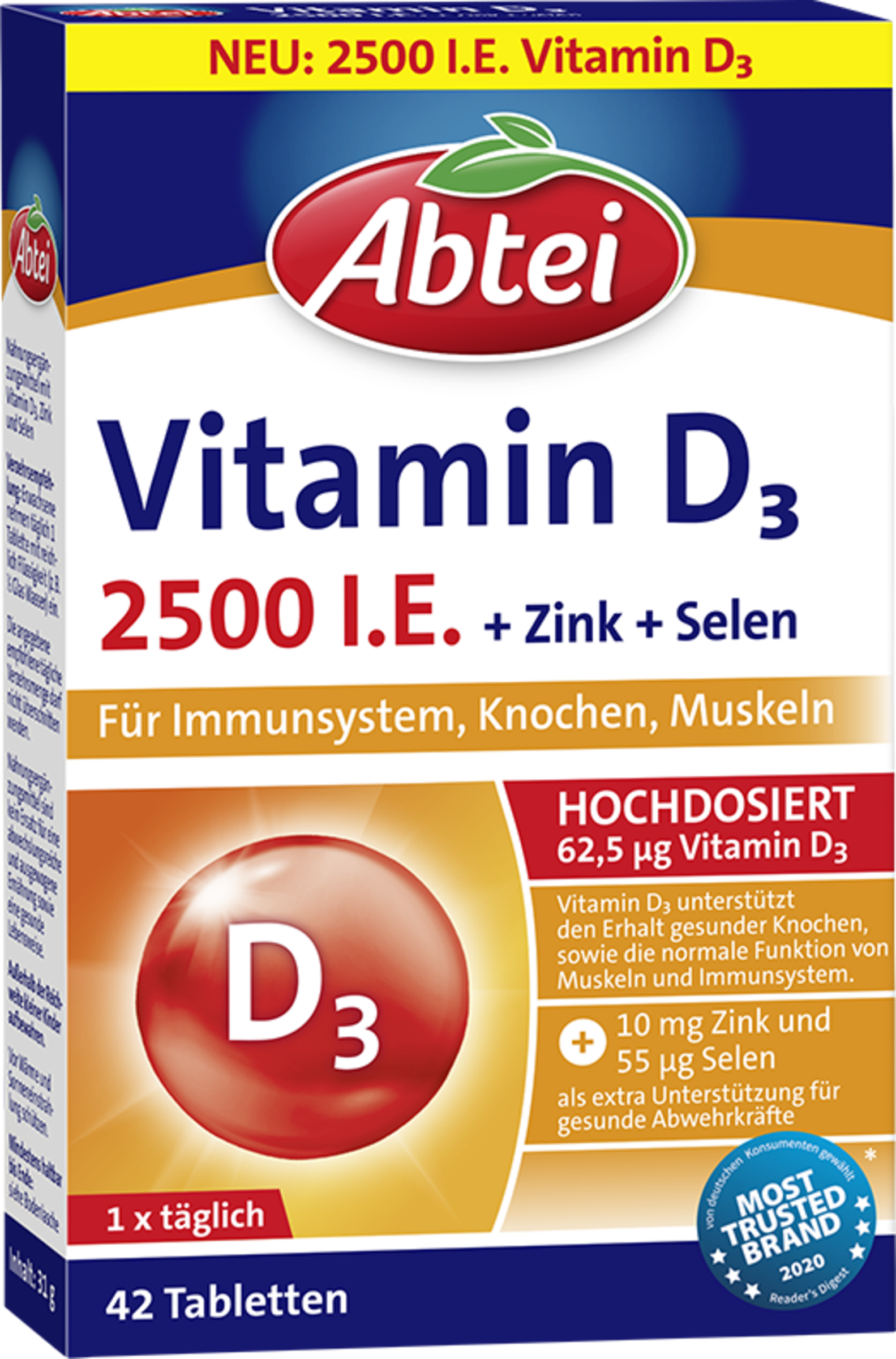 Vitamin D 3 2500 I.E.
