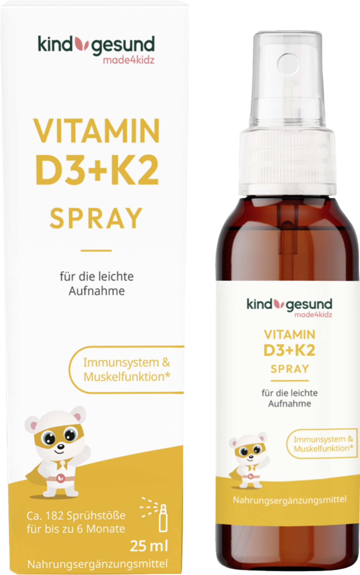kindgesund Vitamin D3+K2 spray for children