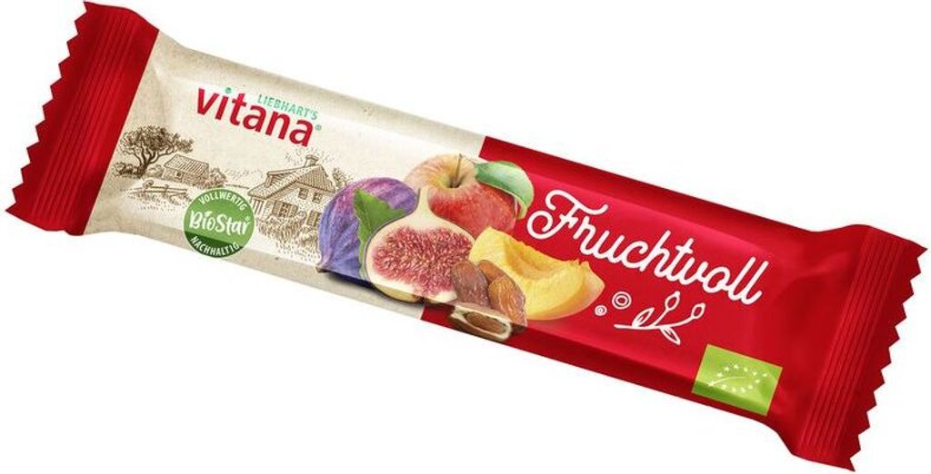 Vitana Vollfrucht Riegel -- 40g x 24  - 24er Pack VPE