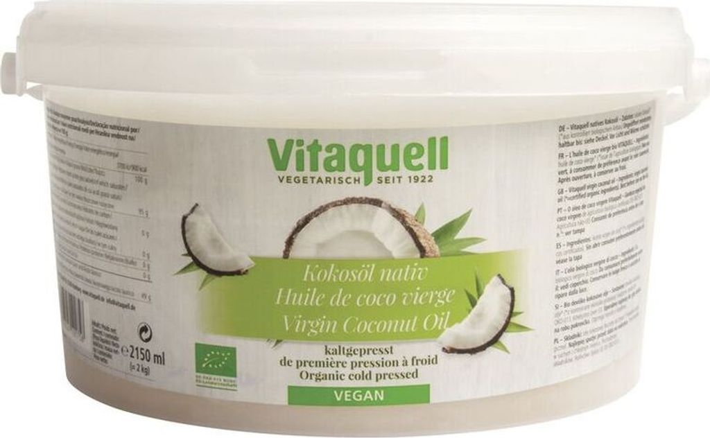 Vitaquell Kokosöl nativ -- 2150ml