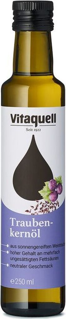 Vitaquell Traubenkern-Öl - 0,25l