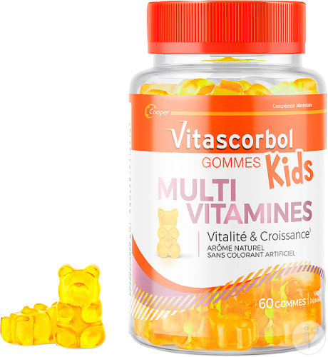 Vitascorbol Multivitamin Gummies Kids Vitality and Growth 60 pieces