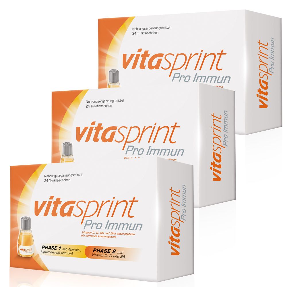 Vitasprint Pro Immun, dietary supplements with vitamin D, vitamin C, 24 pcs.