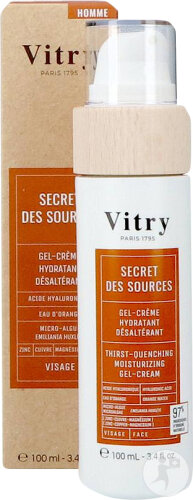 Vitry Men's Care Secret des Sources Face Moisturizer 100ml