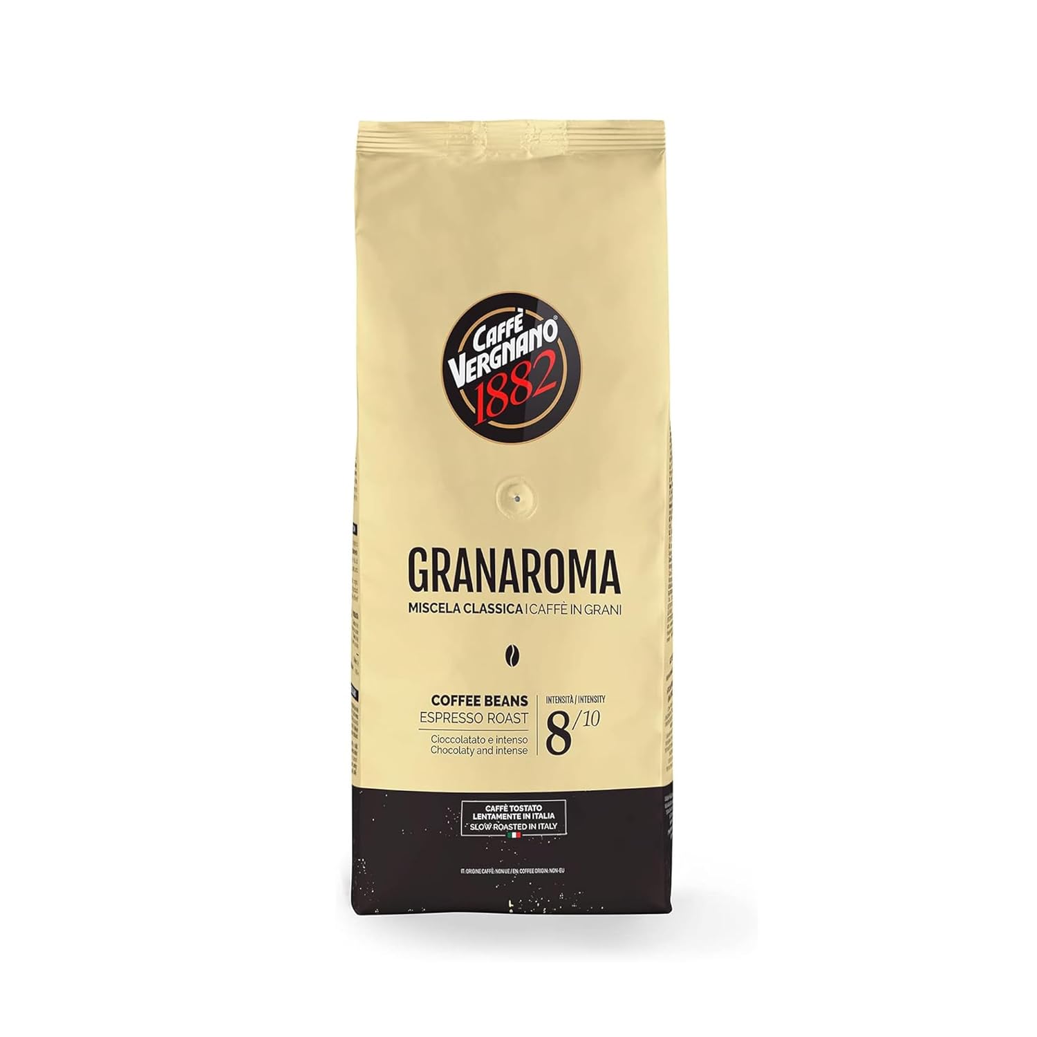 Caffè Vergnano 1882 Granaroma Coffee Beans – 1kg (Pack of 1)