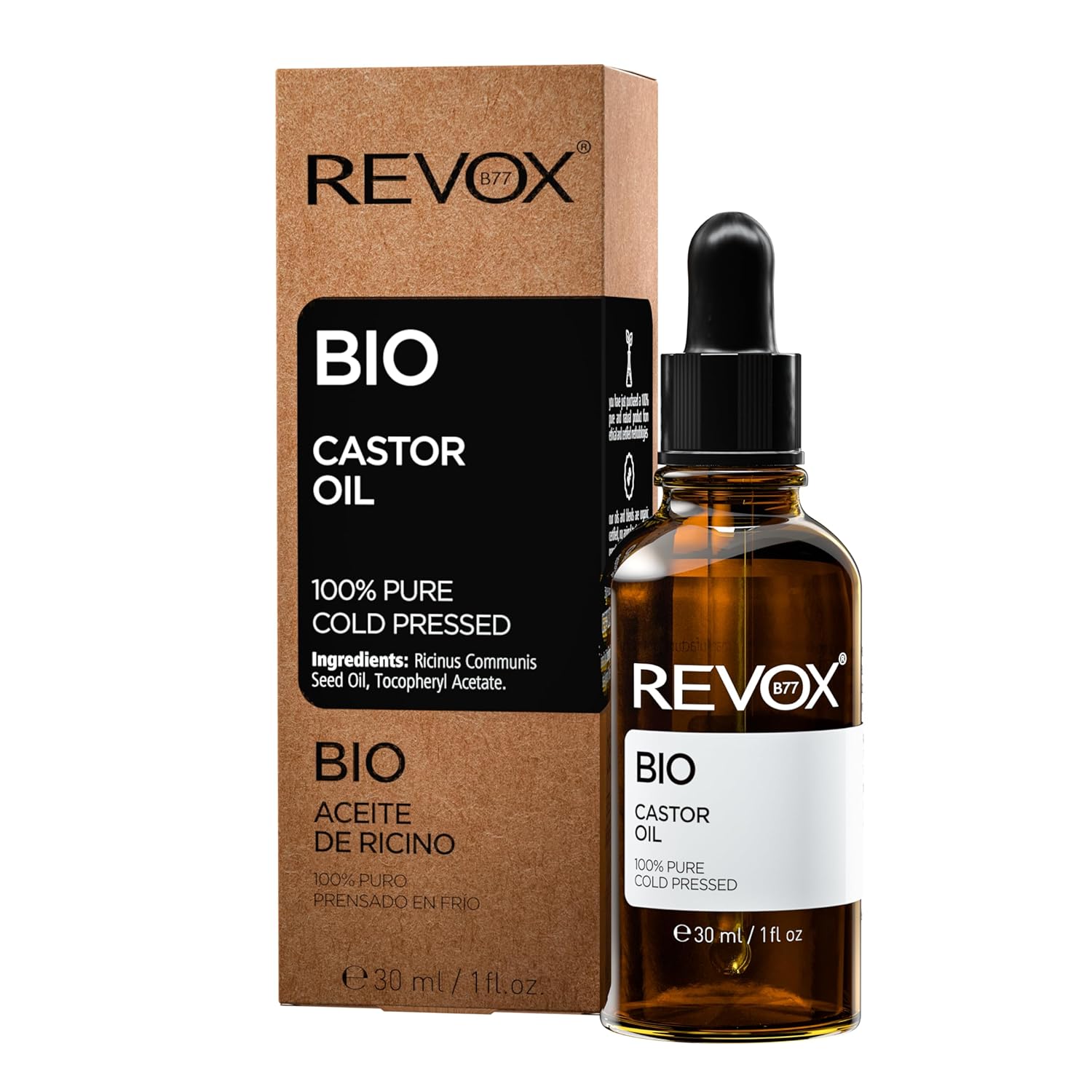 Organic Castor Oil 100% 30 ml