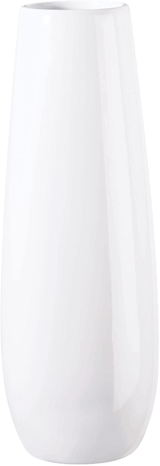ASA Vase, ceramic, white, 60 x 23 x 60 cm