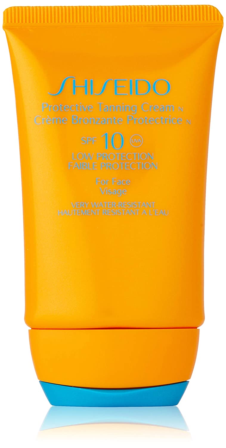 shiseido Sun Anti-Aging Protective Tanning Cream for Face SPF 10 – Low Protection 50 ml