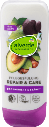 alverde NATURKOSMETIK Conditioner Repair Bio-Avocado, Bio-Sheabutter, 200 ml