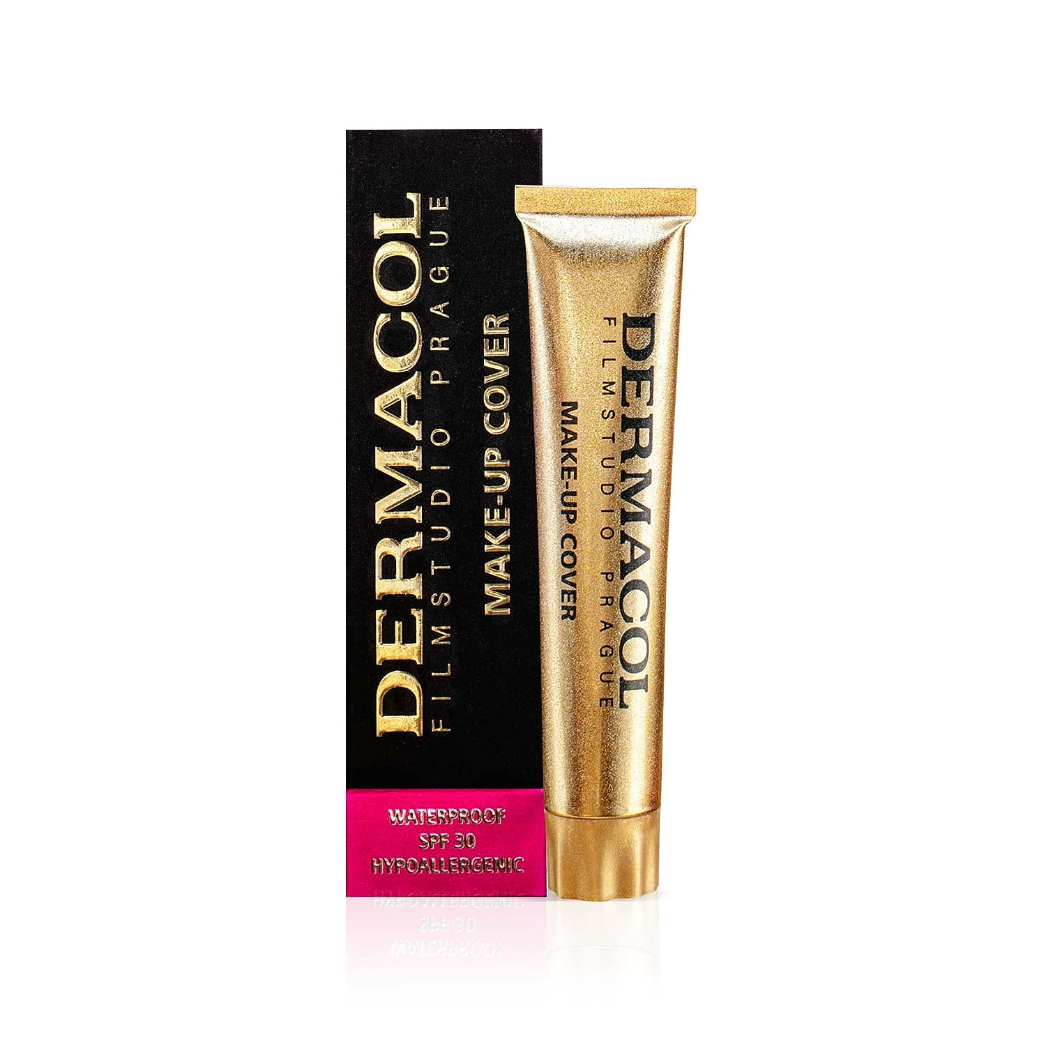 Dermacol Full Coverage Foundation, Liquid Makeup Matte Foundation with SPF 30, Waterproof Foundation for Oily Skin, Acne and Dark Circles, Long-Lasting Makeup Products, 30 g, Colour 211
