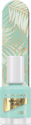 Max Factor Gift set nail polish Miracle Pure 840 Moonstone Blue & nail file 2 pieces, 1 piece