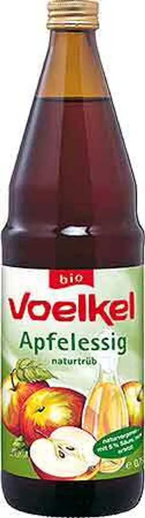 Voelkel Apple Cider Vinegar naturally cloudy -- 0.75l