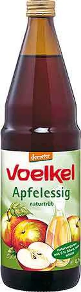 Voelkel Apple Cider Vinegar naturally cloudy -- 0.75l
