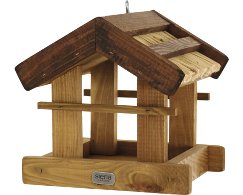 Siena Garden bird feeder Alex 22x22x24 cm, pine FSC 100% bird feeder, feeding station for wild birds
