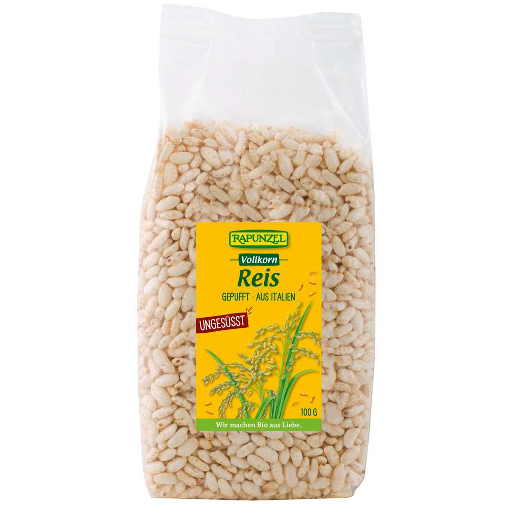 Wholegrain puffed rice