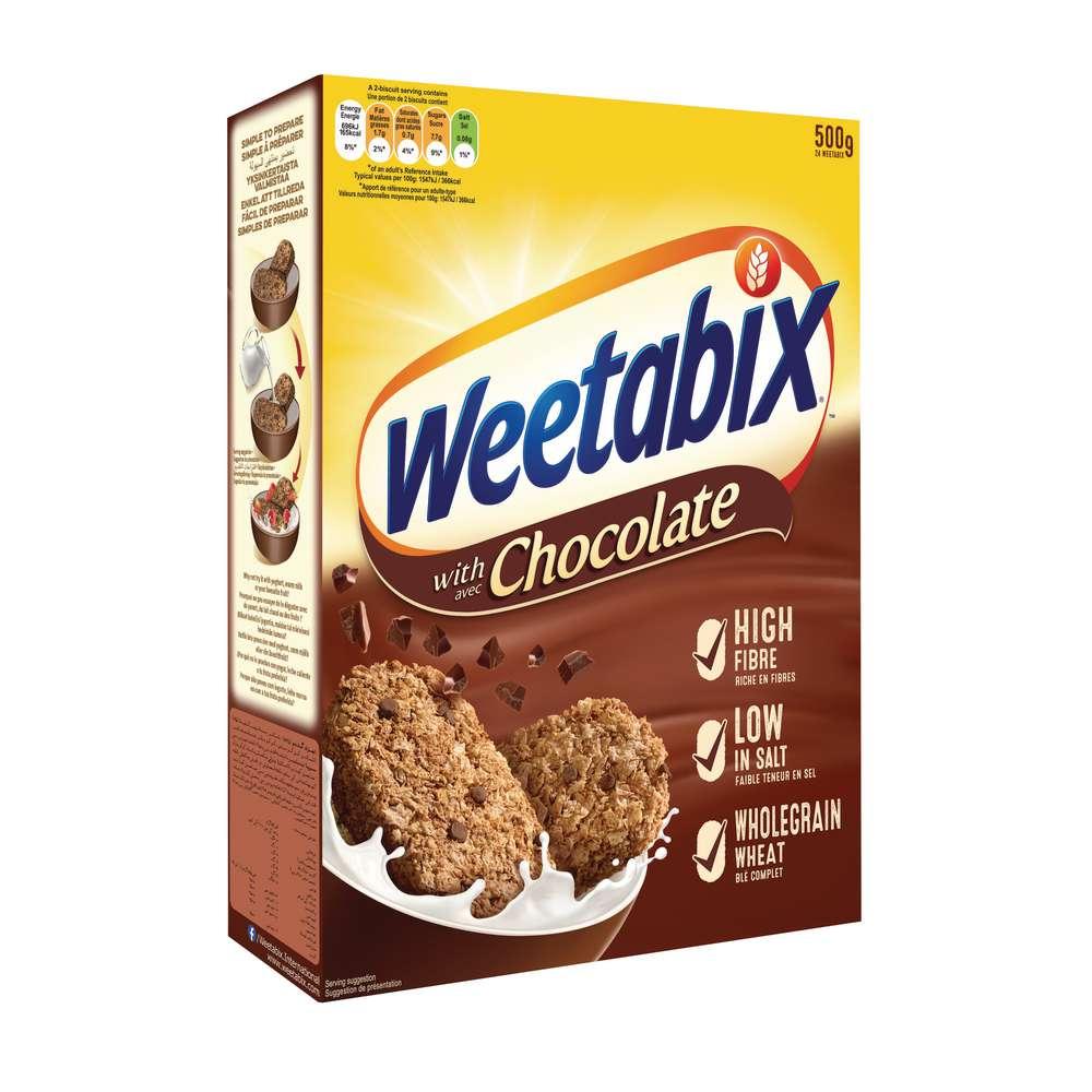 Whole wheat biscuit with chocolate