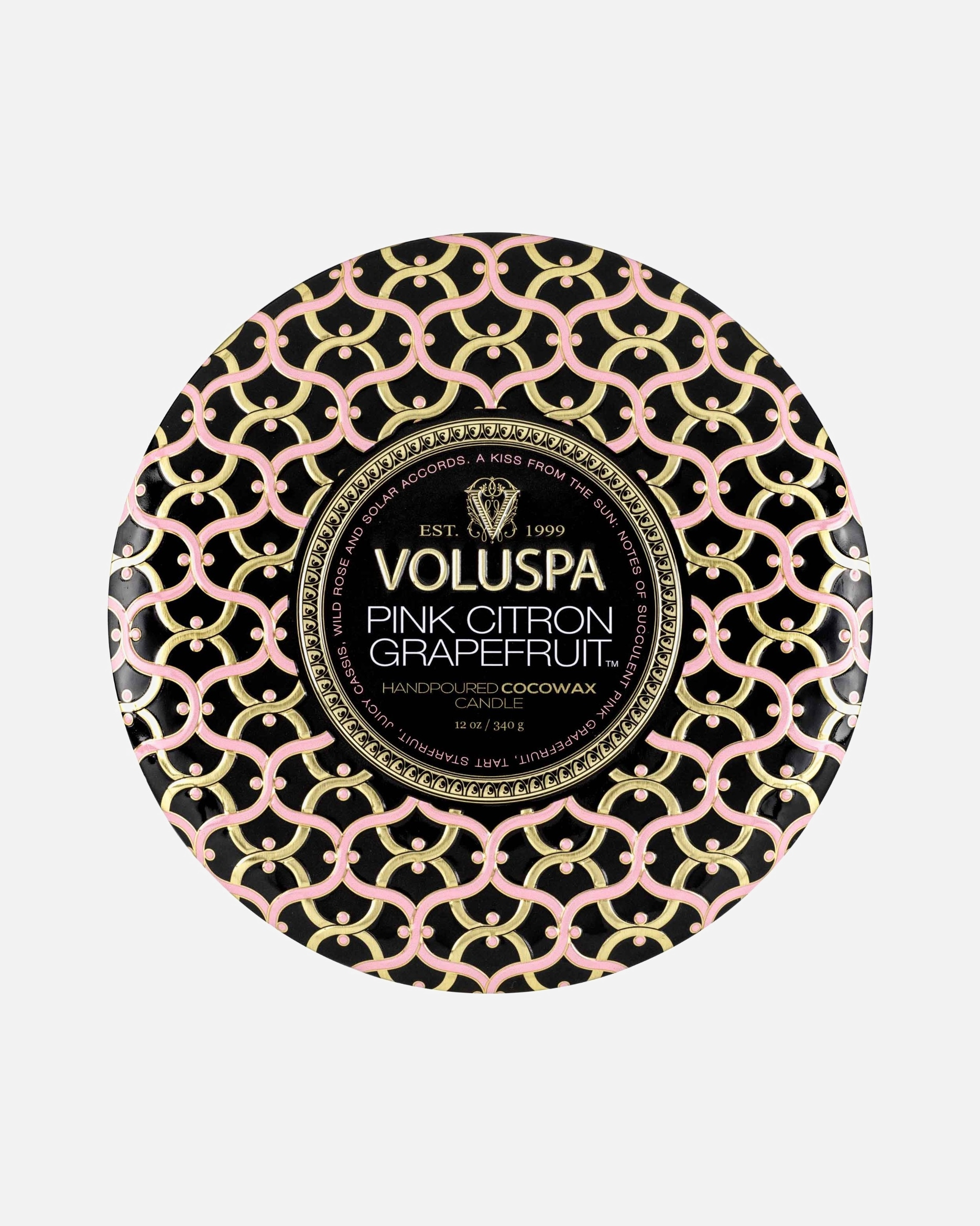 VOLUSPA candle Maison Noir 3 Wick Tin Candle