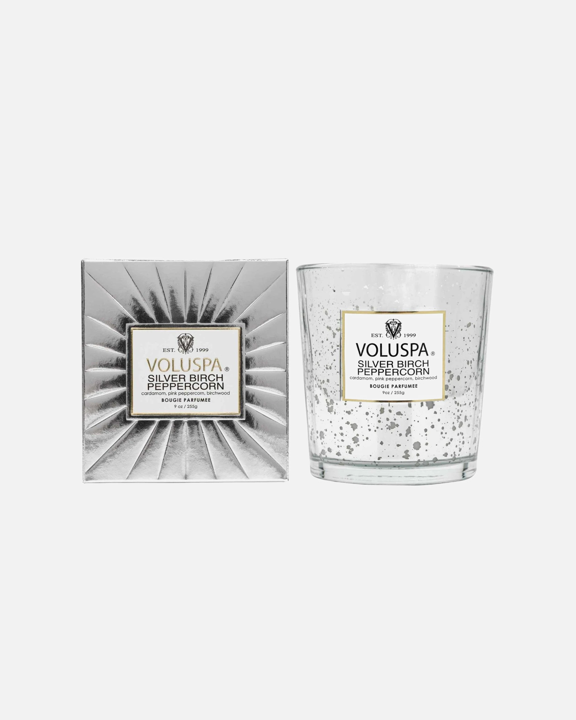 VOLUSPA candle Silver Birch Peppercorn