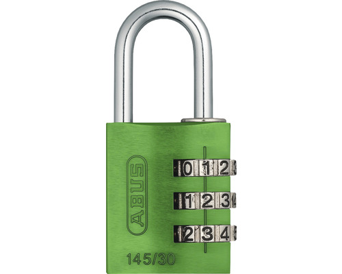 Padlock Abus 145/30 green lock tag 30 mm