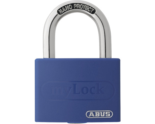 Padlock Abus T65AL/40 blue lock tag 40 mm