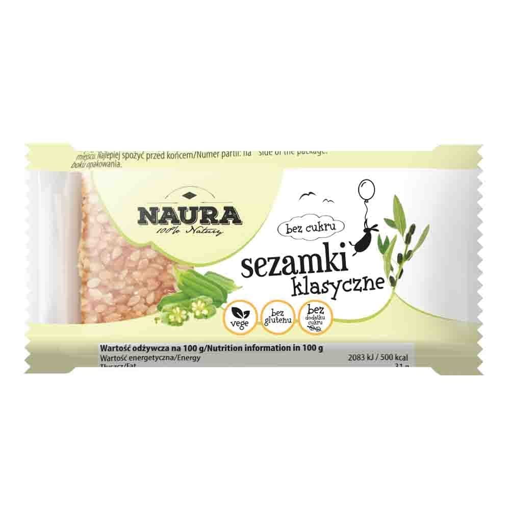 Zuckerfreie Sesamsamen 27 g Naura