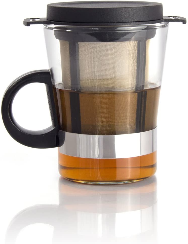 finum 200 ml Tea Glass System, Black