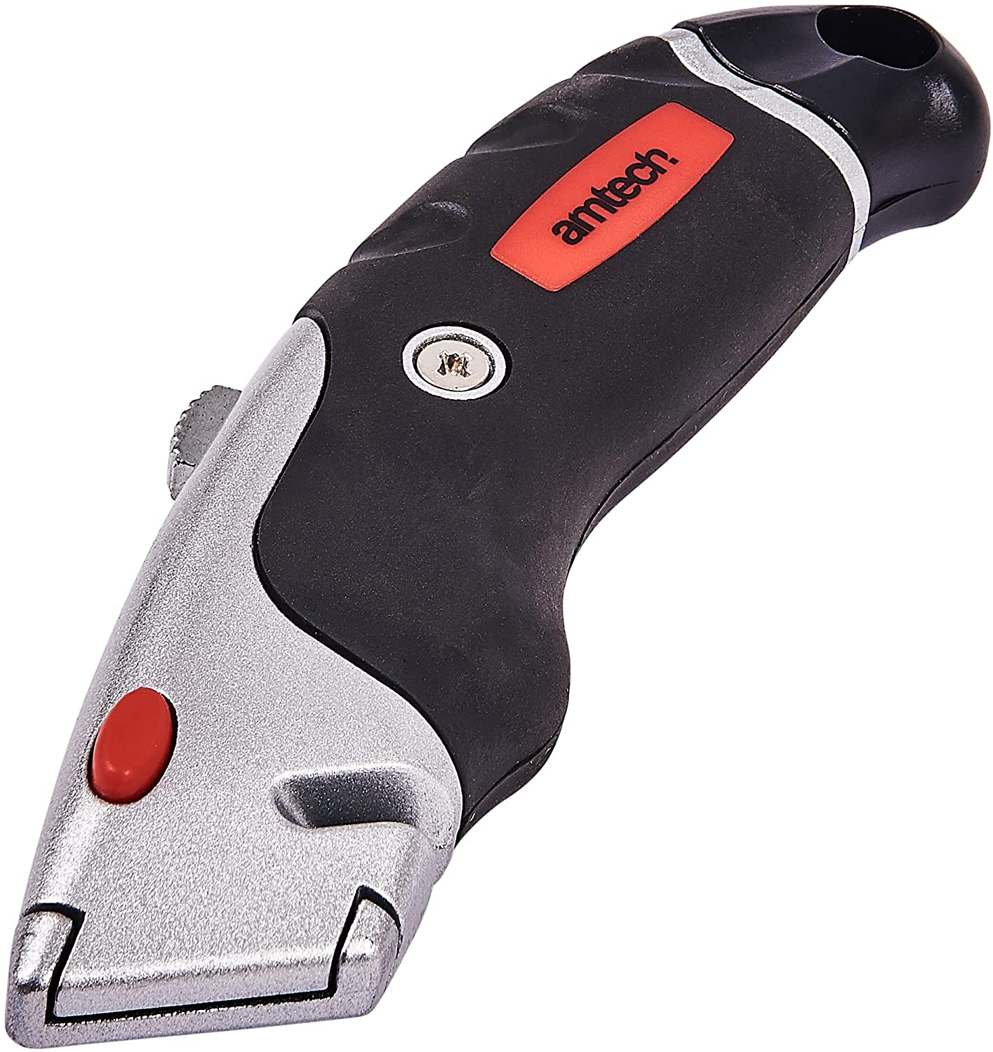 Am-Tech Retractable Utility Knife – Soft Grip S0476