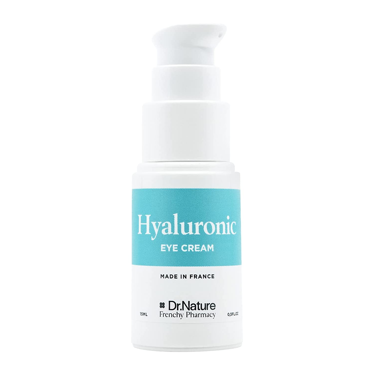 Dr.Nature Frenchy Pharmacy Hyaluronic Eye Cream Against Dark Circles and Bag - Hyaluronic Acid Anti Wrinkle with Caffeine - Eye Cream Against Wrinkles and Dark Circles - Remove Dark Circles - Eye Care