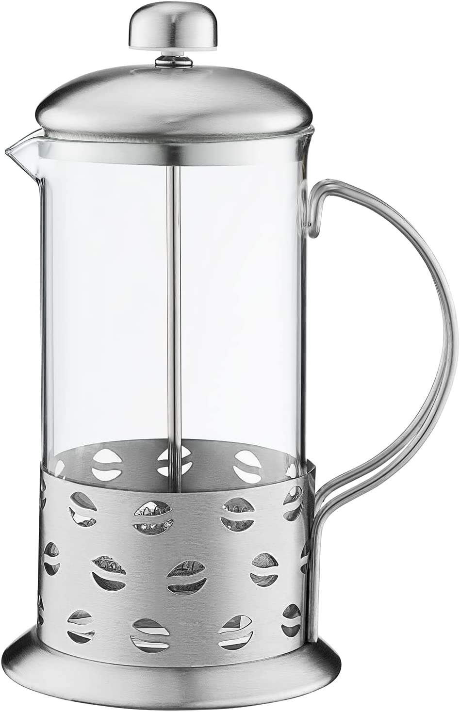 Ambition French Press Small Stainless Steel 350ml Coffee Maker Glass Rustproof Filter Steel Frame With Handle Coffee Beans