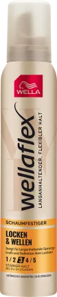 wellaflex Foam-resistant curls & waves Strong hold, 200 ml