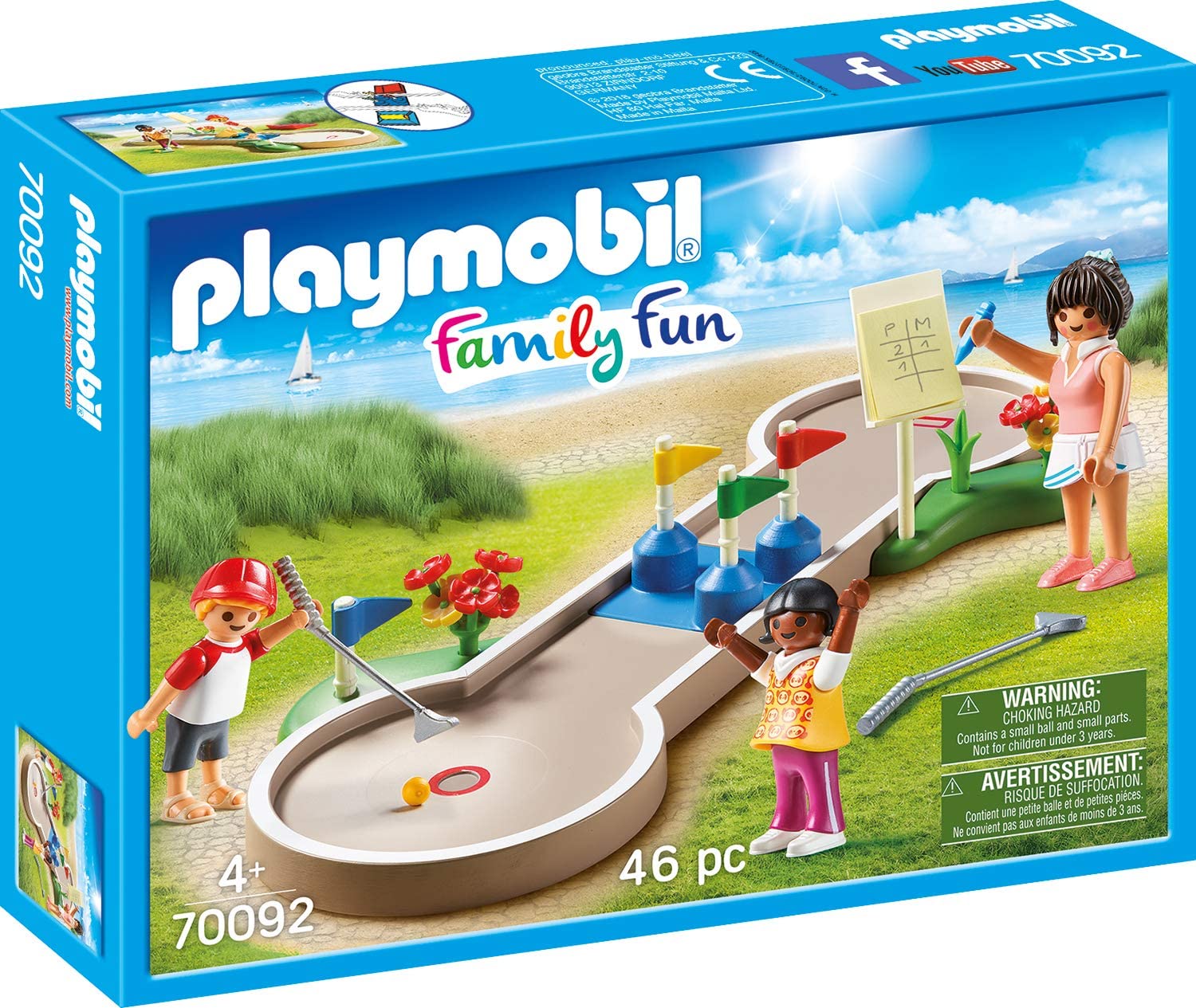 Playmobil 70092 Family Fun Mini Golf Multi-Coloured