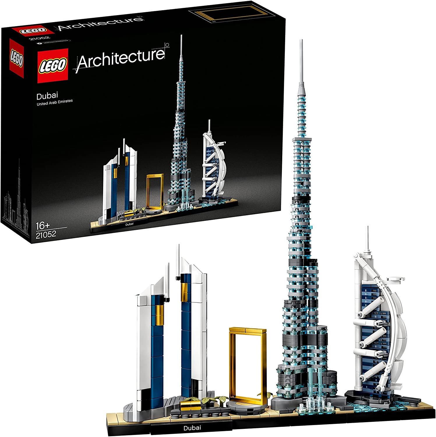 LEGO 21502 Architecture Dubai Skyline Collection Model Kit Stress Relief Se