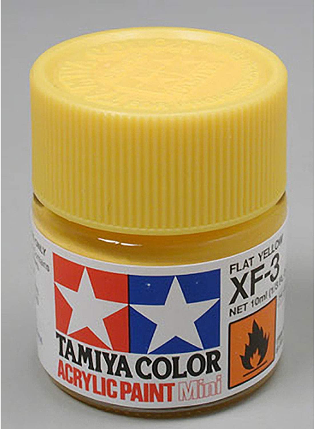 Acrylic Mini XF-3 Flat Yellow - Paints - Tamiya