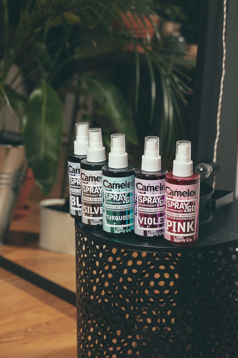 Cameleo - Spray & Go - Colour Spray for Hair - Purple - for Blonde, Platinum Blonde & Grey Hair - Simply Spray & Ready - Semi-Permanent - Instant Result - Carnival Hair Colour Spray - 150 ml