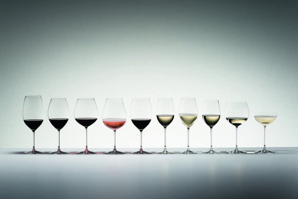 RIEDEL 7449/0 Riedel Veritas Number 6 Purchase 8 Cabernet/Merlot 8-Piece Red Wine Glass Set, Crystal Glass