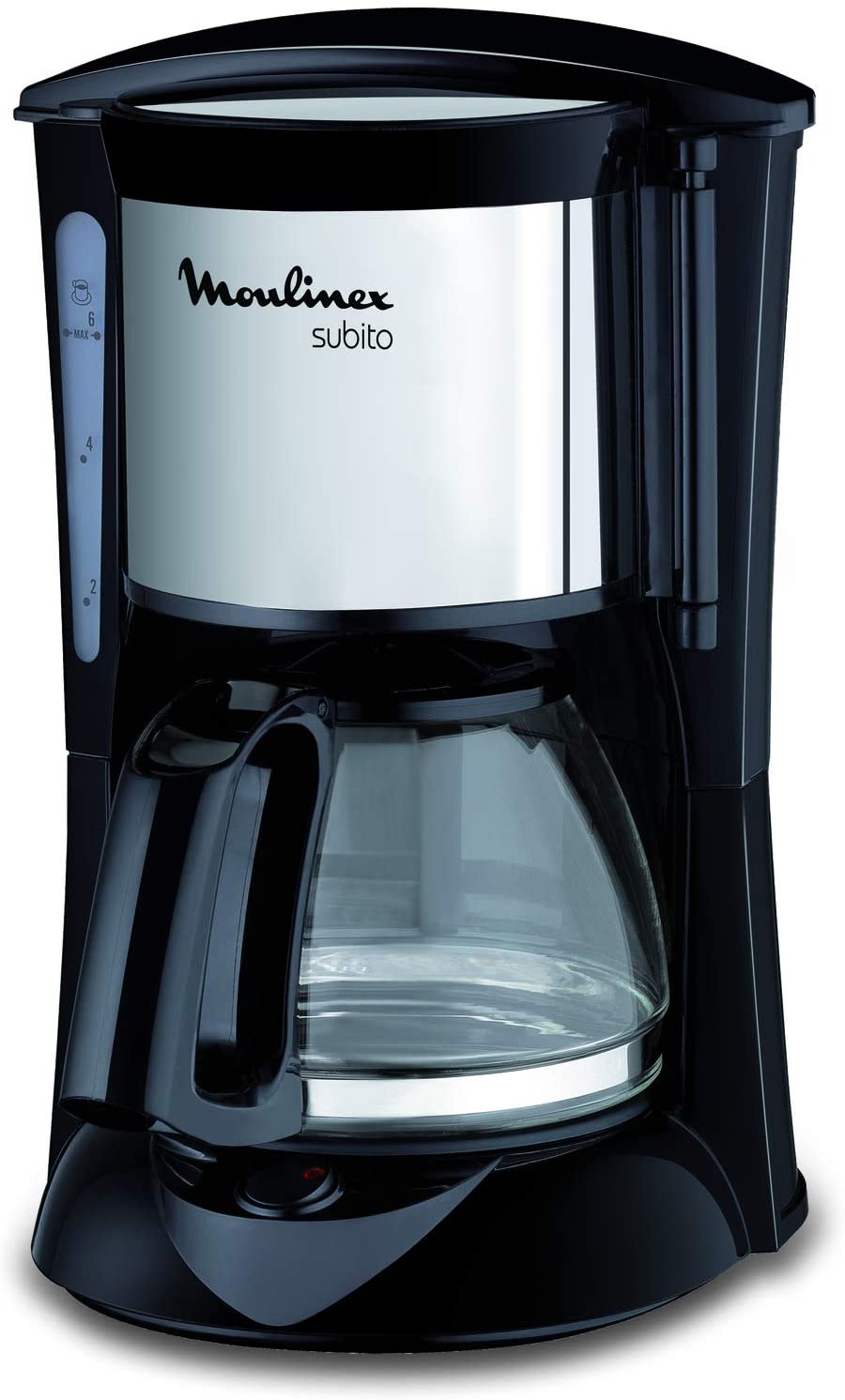 Moulinex FG1508 - coffee makers (freestanding, Coffee, Drip coffee maker, Black, Metallic)