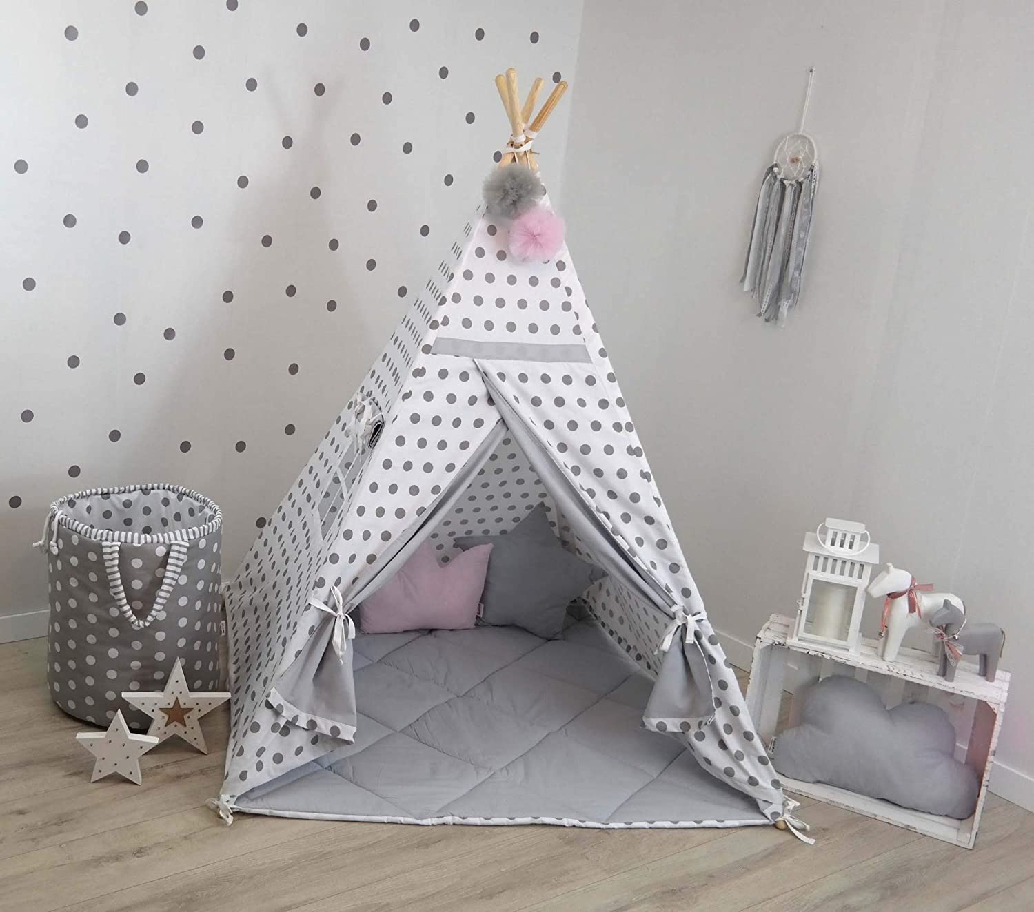 Ts Tipi Teepee 4 Accessories Set Play Tent Children Tent, Native American, 