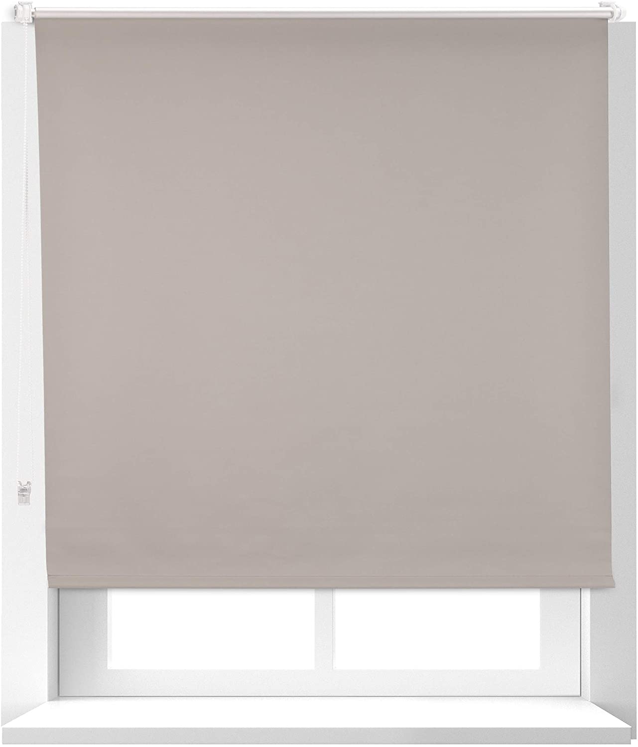 Relaxdays 1 X Thermal Blackout Roller Blind, Thermal Coating, Total 120 X 1
