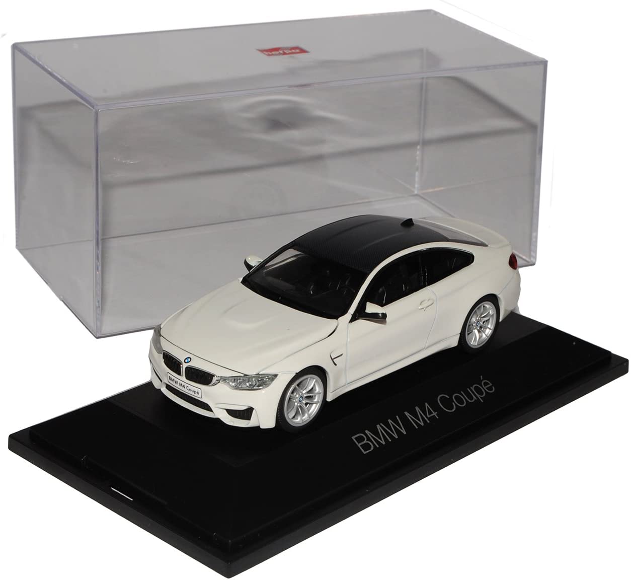 Herpa B-M-W 4 X M4 F82 Coupe Alpine White From 2014 1/43 Model Car With Or 