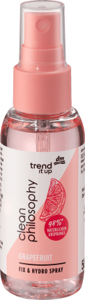 trend IT UP Fixing Spray Clean Philosophy Grapefruit Fix & Hydro Spray, 50 ml