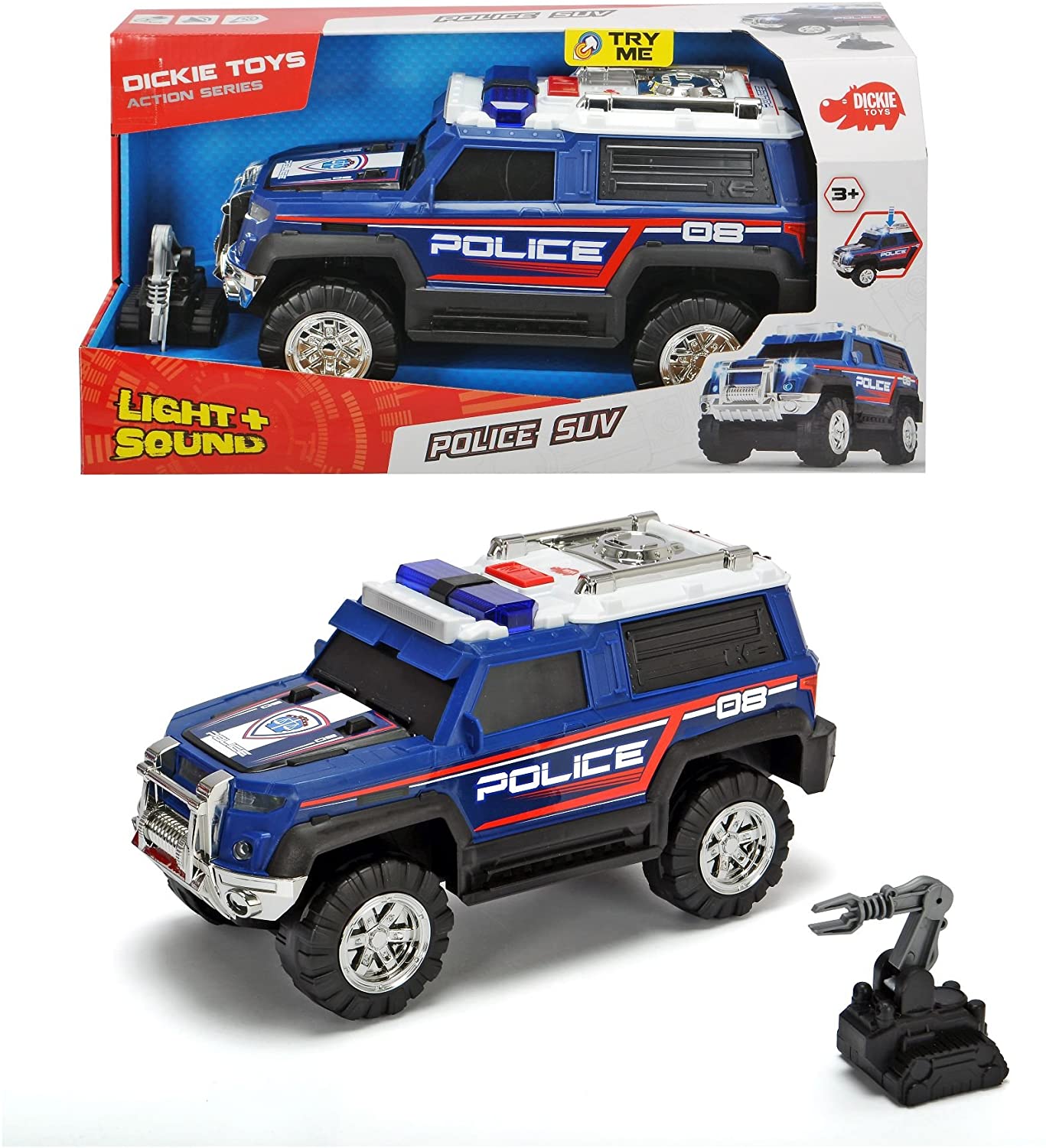 Dickie Colour Misti, 203306008 Suv Police Cm. 30