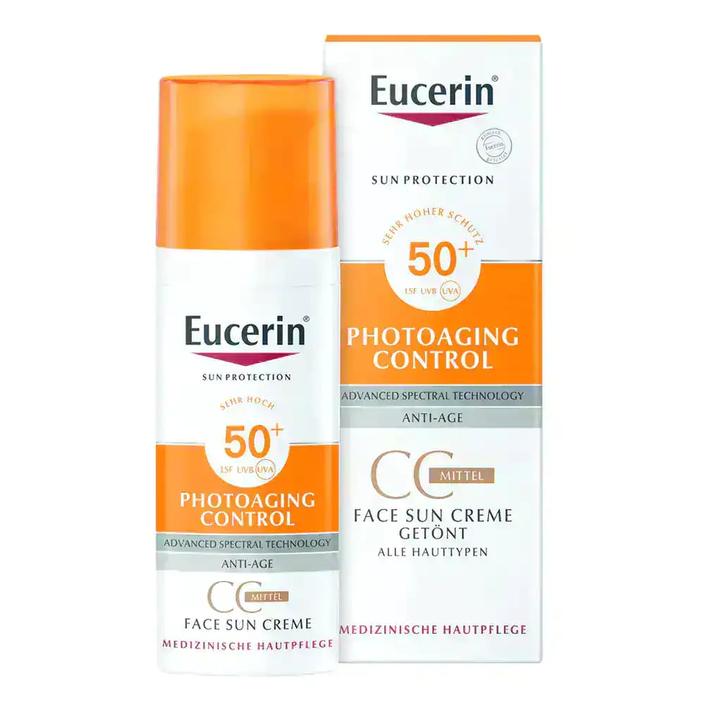 Eucerin Photoaging Control Face Sun CC Cream Tinted SPF 50+ medium