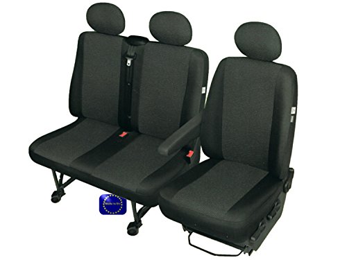 SEAT COVERS FOR VAUXHALL (Opel) Vivaro 3 Seater Front TÜV Tested Quality