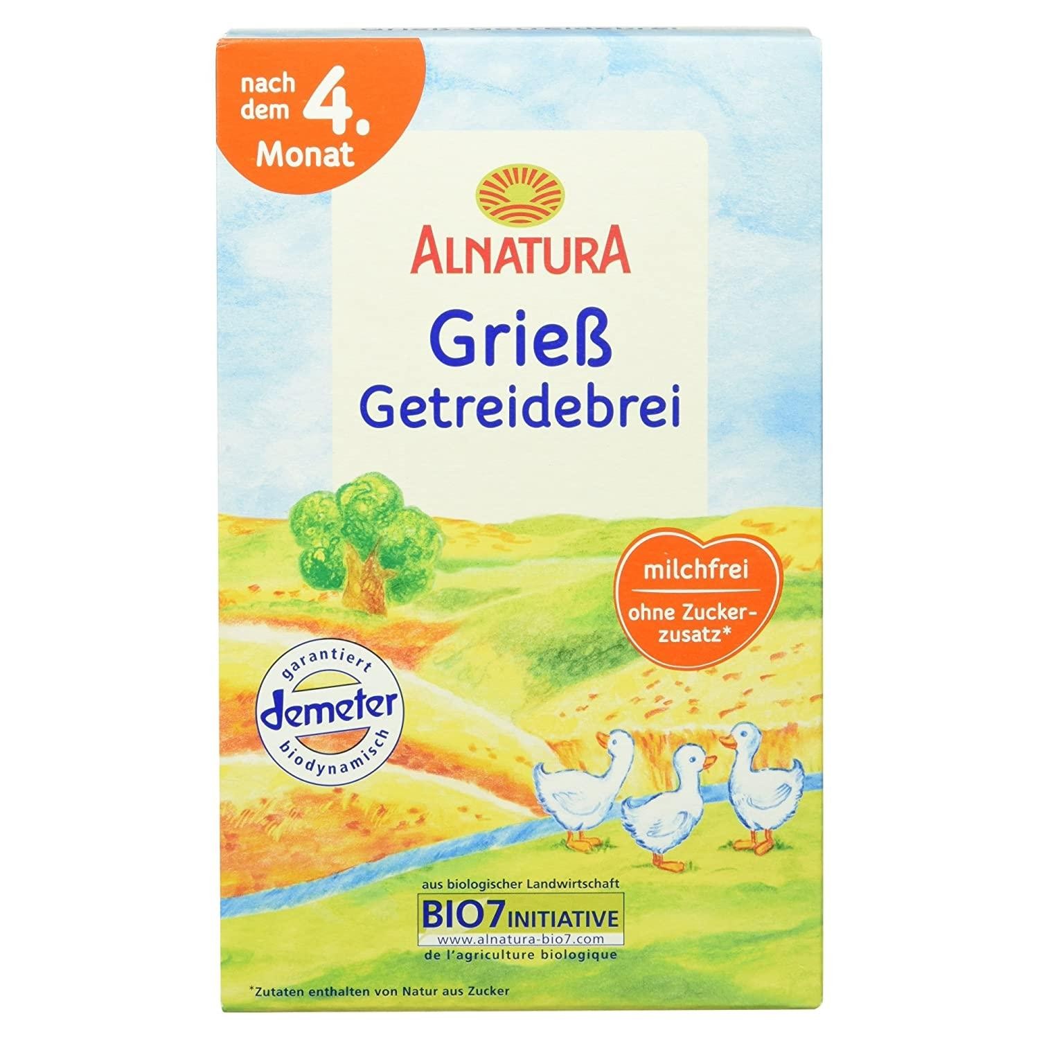 Alnatura Bio Grieß Getreidebrei, 250 g