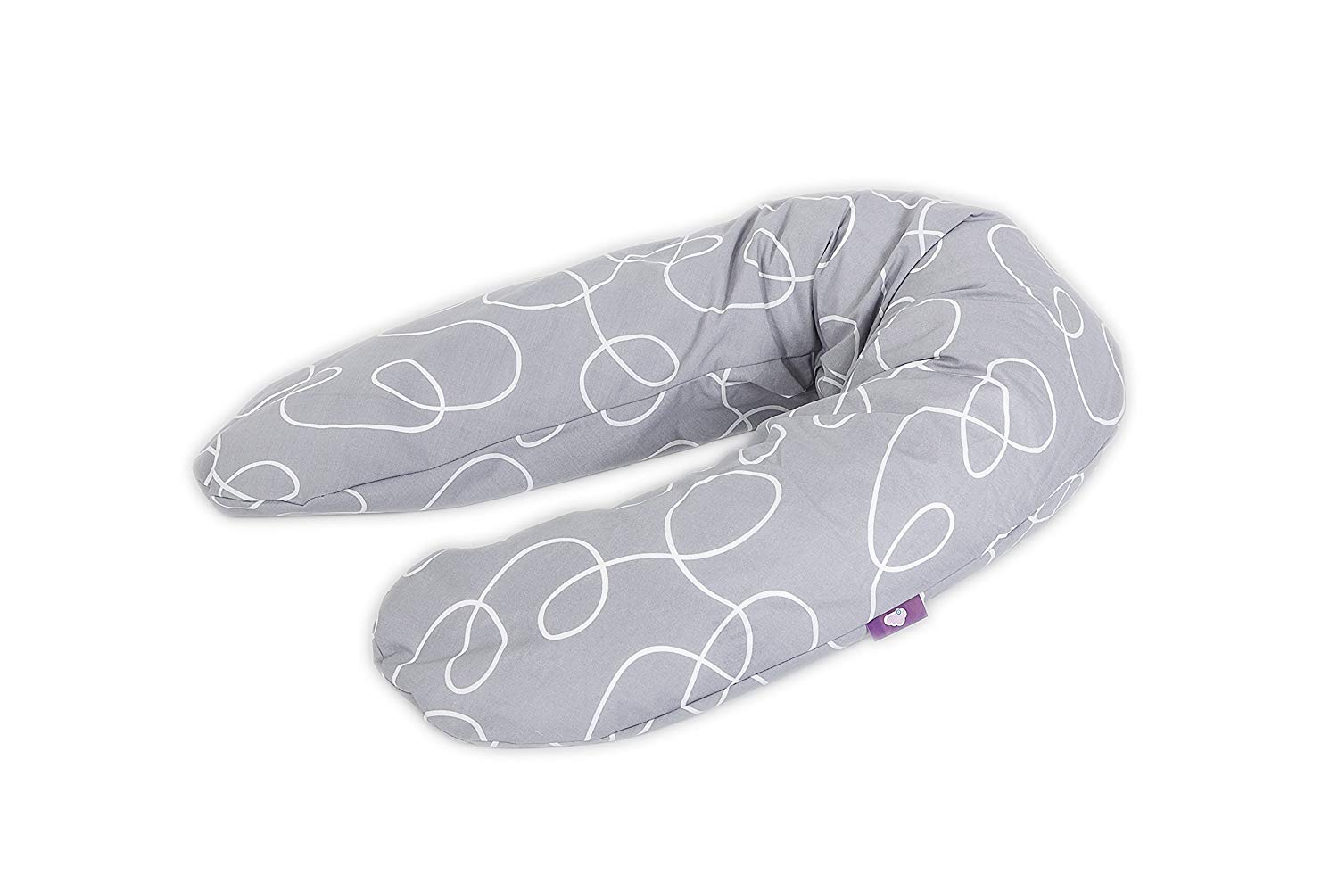 Träumeland Nursing Pillow Circle Design Grey