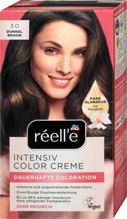 Hair color 3.0 dark brown, 1 hour