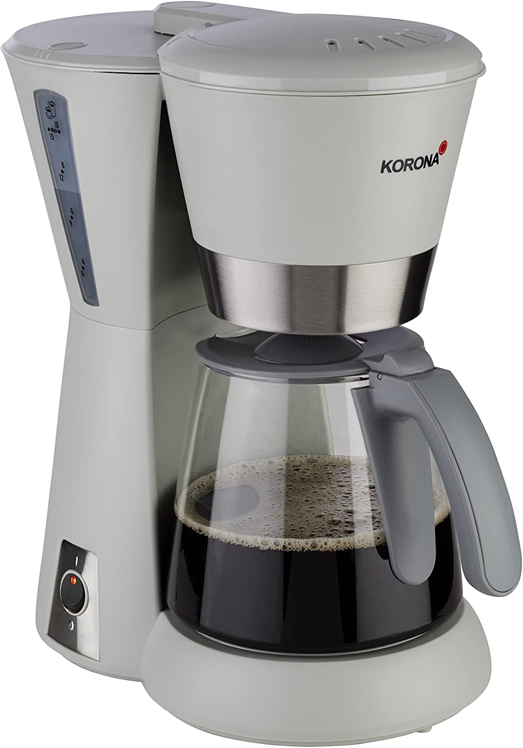 Korona – Coffee Dispenser 10226 I 1 Litre 8 Cup I 800 W I Stone/Grey