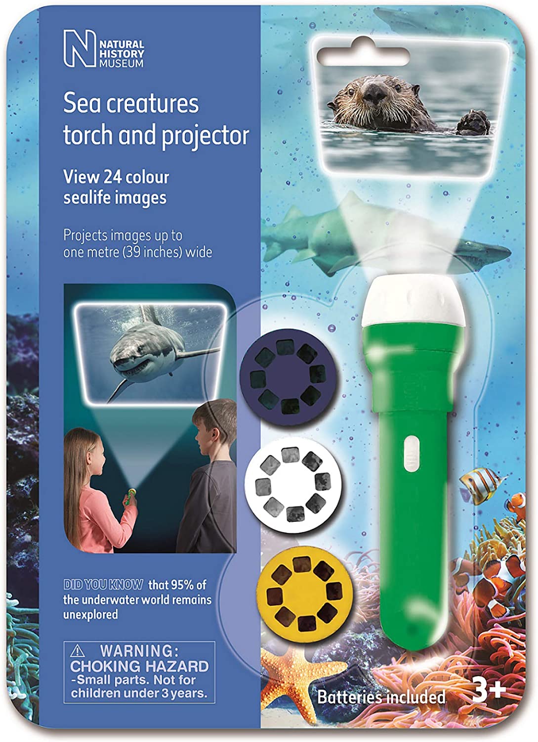 Marine Life Torch With Projector – Animals Of The Sea