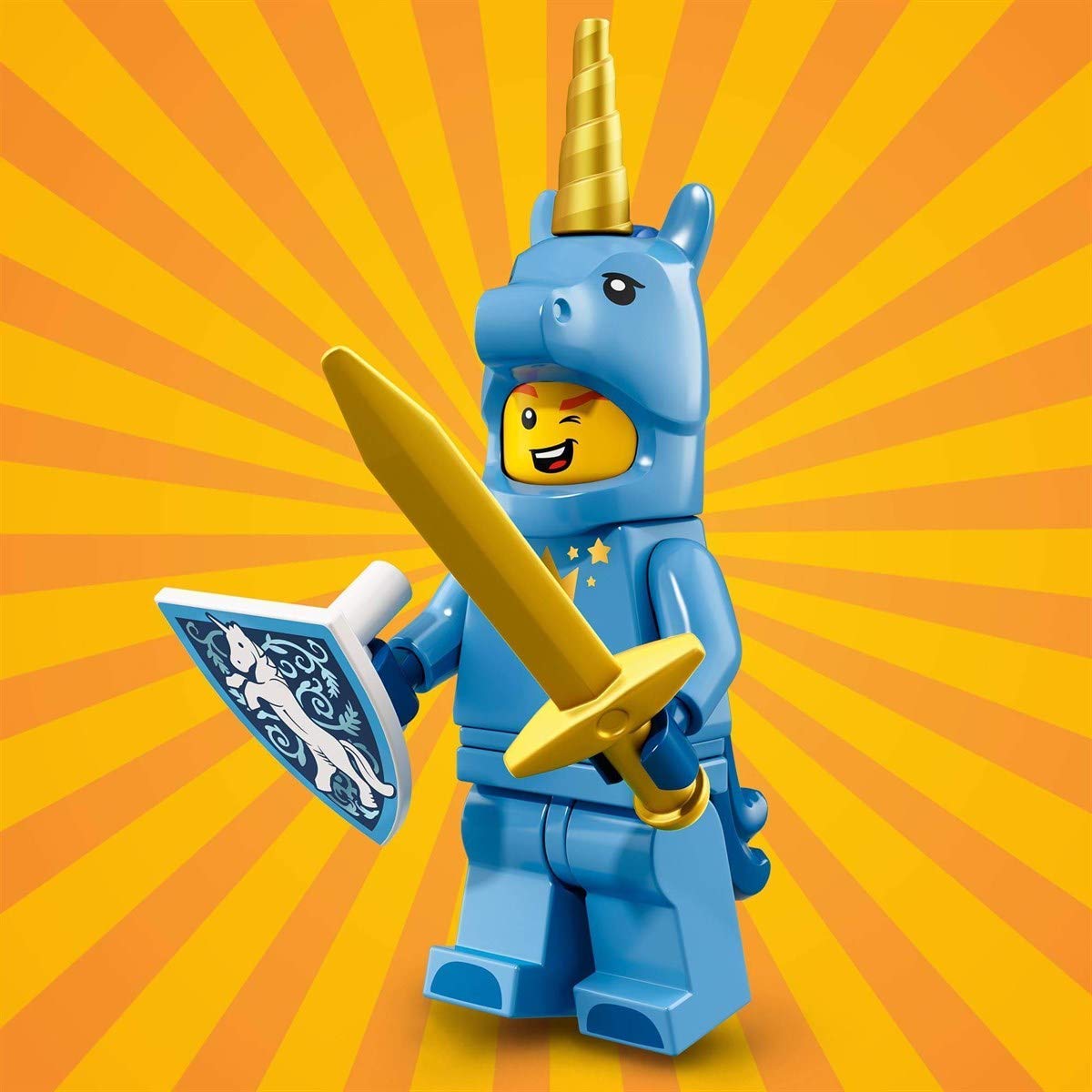 Lego 71021 Series 18 # 17 Unicorn Knight Minif Igure